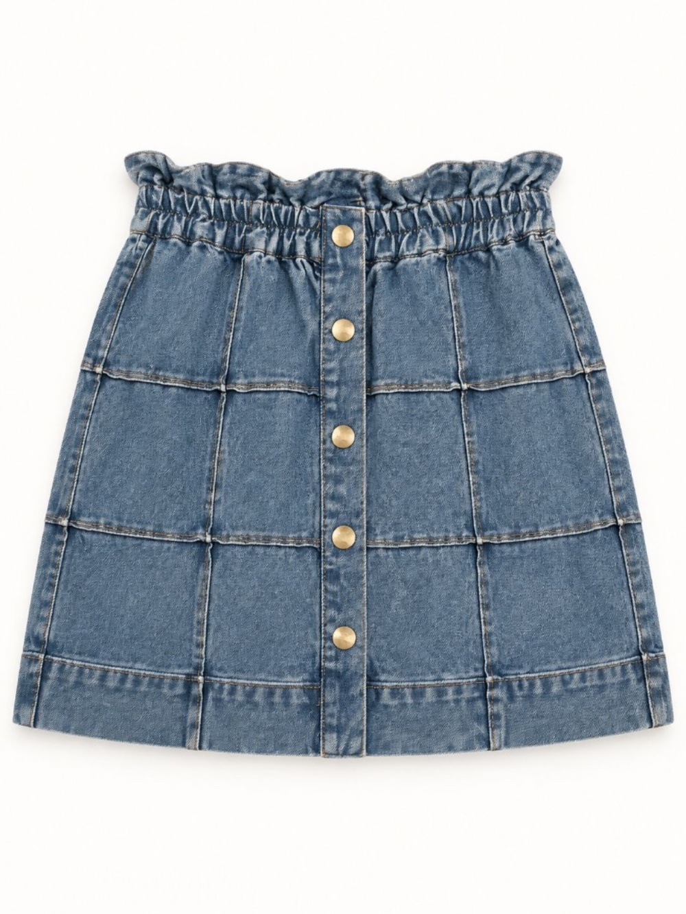 Sea New York Light Blue Denim Skirt
